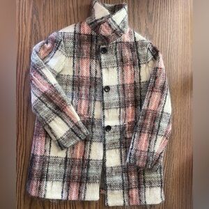 Bonpoint Plaid Wool Mohair Coat